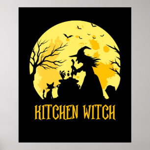 Koch Kochhalloween Küchenwitz Poster