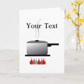 Koch Kochkarte Karte (Gelbe Blume)