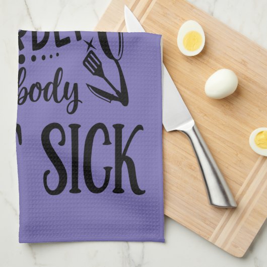 Koch-Kochkurs Geschirrtuch (Viertel Falte)