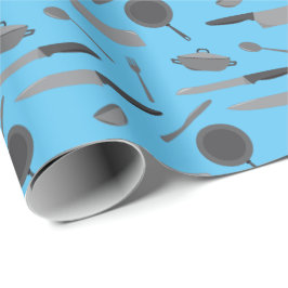 Koch Kochschule Abschluss Küchenmuster Geschenkpapier