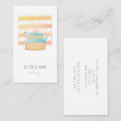 Koch Konditorei Gebäck  Backen Catering Visitenkarte (Vorne/Hinten)