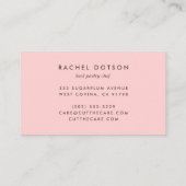 Koch Konditorei Kuchen Logo Visitenkarte (Rückseite)