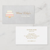 Koch Konditorei Kuchen Logo Visitenkarte (Vorne/Hinten)