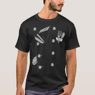 Koch Kostümbekleidung Uniform Funny Cook Jacket fü T-Shirt