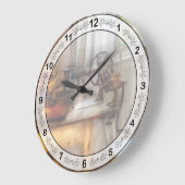 Koch - Küche - Küchenausstattung Große Wanduhr (Winkel)