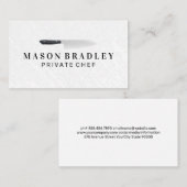 Koch | Küchenmesser Visitenkarte (Vorne/Hinten)