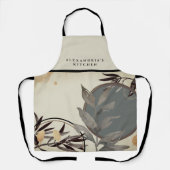 Koch Küchenzeile Erdgeschoss Wasserfarbenleaf Schürze (Vorderseite)