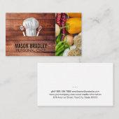 Koch | Kulinarische Künste | Gemüse erzeugen Visitenkarte (Vorne/Hinten)