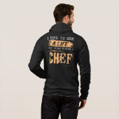 Koch Leben. Funny Gift Idea. Hoodie (Schwarz voll)