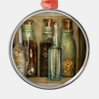 Koch - Lebensmittel - Die Inhaltsstoffe Silbernes Ornament