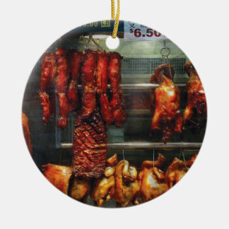 Koch - Lebensmittel - Fleisch - zum Verkauf bestim Keramikornament