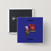 Koch Liebe Button (Vorne & Hinten)