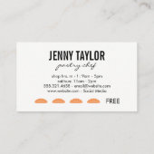 Koch-Lochkarte Treuekarte (Rückseite)