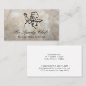 Koch-Logo | Catering Delivery Services Visitenkarte (Vorne/Hinten)