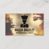 Koch-Logo | Goldfolie Visitenkarte (Vorderseite)