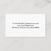 Koch-Logo | Kochzutaten Visitenkarte (Rückseite)