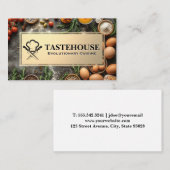 Koch-Logo | Kochzutaten Visitenkarte (Vorne/Hinten)