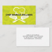 Koch-Logo | Muster Visitenkarte (Vorne/Hinten)