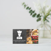 Koch-Logo | Pasta Tomato Food Visitenkarte (Stehend Vorderseite)