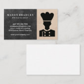 Koch-Logo | Restaurantbesitzer Visitenkarte (Vorne/Hinten)