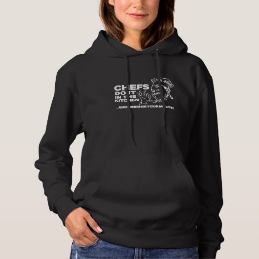 Koch machen das in der Küche Hoodie (Vorderseite)