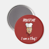 Koch Magnet (Vorderseite/Rückseite)