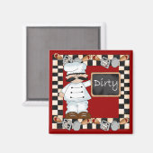 Koch-Magnet Magnet (Vorderseite/Rückseite)