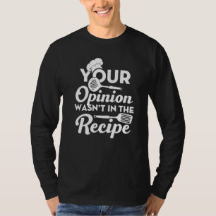 Koch Männer Frauen Kochen Konditorei Koch Kochen L T-Shirt
