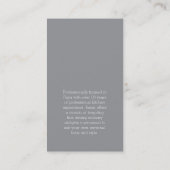 Koch-Messer-Catering-Visitenkarten Visitenkarte (Rückseite)