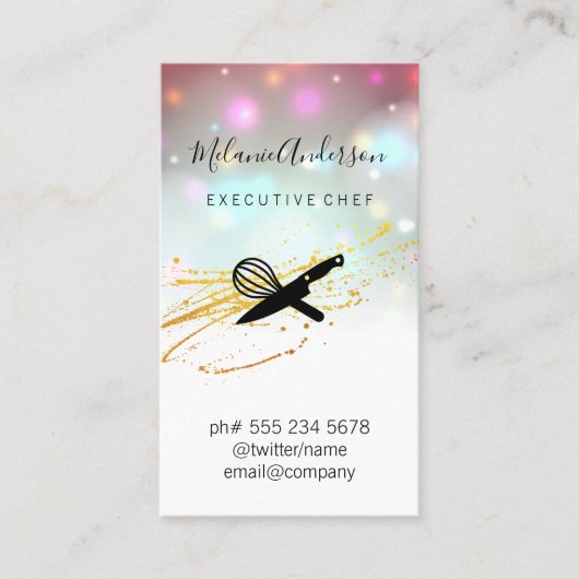 Koch-Messer Visitenkarte (Vorderseite)