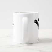 Koch Messfe und Hat Mit Monogramm Kaffee-Tasse Jumbo-Tasse (Rückseite)