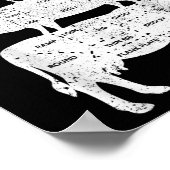 Koch Metzger Grillen Id rauchen, dass Schweineflei Poster (Ecke)