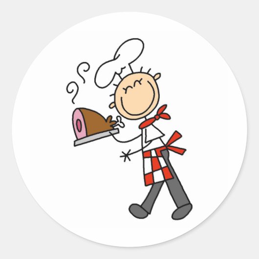Koch mit Baked Ham Stickers (Vorderseite)