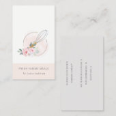 Koch mit blütenfarbenem Holzblasenblau Visitenkarte (Vorne/Hinten)