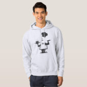 Koch mit einer Schüssel Suppe Hoodie (Vorne ganz)
