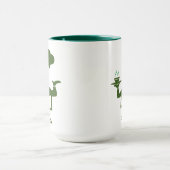 Koch mit einer Schüssel Suppe Tasse (Zentrum)