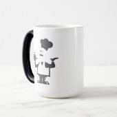 Koch mit einer Schüssel Suppe Verwandlungstasse (Vorderseite Links)