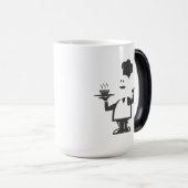 Koch mit einer Schüssel Suppe Verwandlungstasse (VorderseiteRechts)