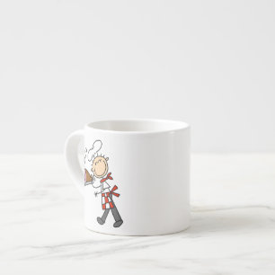 Koch mit gebackenem Schinken Espressotasse