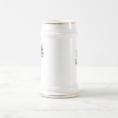 Koch mit Geburtstagskuchen Bierglas (Mittel)