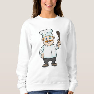 Koch mit Koch Hut & Soup Löffel Sweatshirt