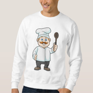 Koch mit Koch Hut & Soup Löffel Sweatshirt