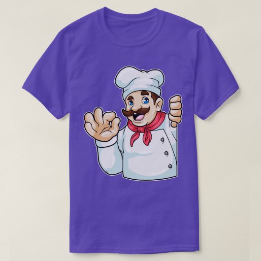 Koch mit Köche T-Shirt (Design vorne)
