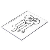 Koch mit Liebe Notizblock (Linke Seite)