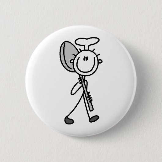 Koch Mit Löffel Button (Vorderseite)