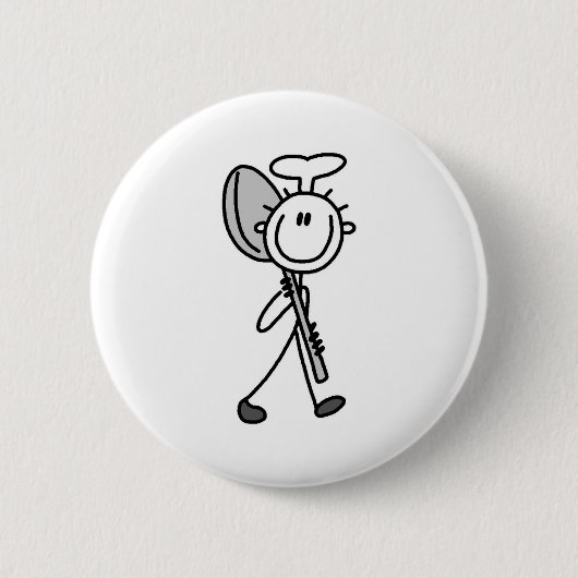 Koch mit Löffel Button (Vorderseite)