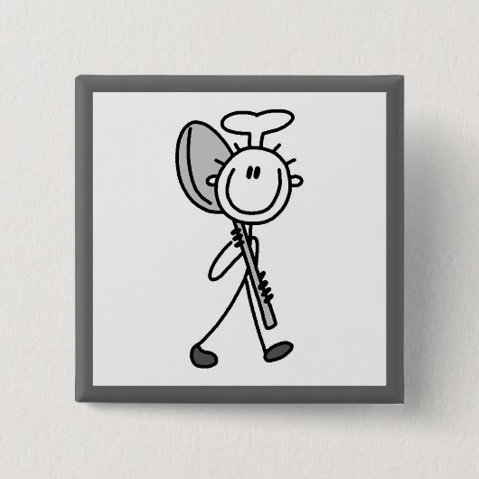 Koch Mit Löffel Button (Vorderseite)