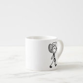 Koch Mit Löffel Espressotasse (Vorderseite Rechts)
