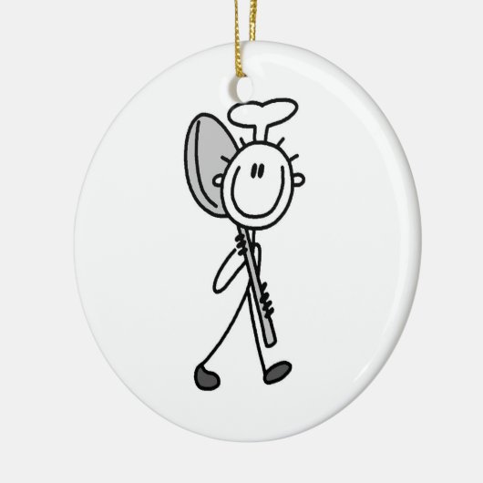 Koch mit Löffel Keramikornament (Links)