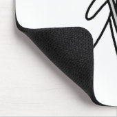 Koch mit Löffel Mousepad (Ecke)